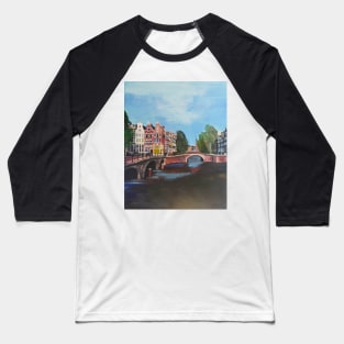 Amsterdam Bridges Baseball T-Shirt